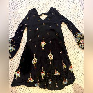 Free People Embroidered Dress, Small